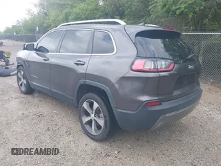 2019 Jeep Cherokee Limited with VIN 1C4PJLDB8KD144495, listed as a IAAI auction lot 42181188 with 114,214 mi miles and . Bid and sale history available at DreamBid. Image 3.