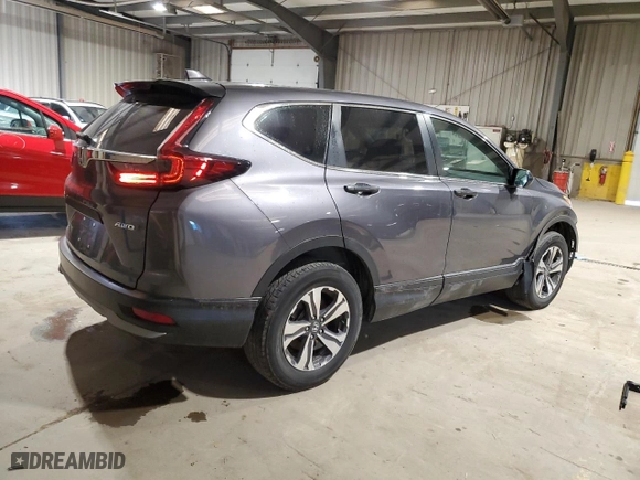 2020 Honda CR-V LX with VIN 5J6RW2H25LL018367, listed as a Copart auction lot 53148585 with 47,574 mi miles and Salvage Title. Bid and sale history available at carsss.com. Image 3.