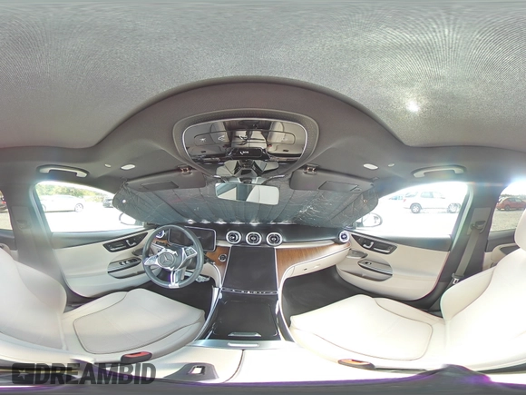 2023 Mercedes-Benz C 300 with VIN W1KAF4GB4PR141067, listed as a Copart auction lot 58231185 with 16,405 mi miles and Salvage title. Bid and sale history available at DreamBid. Image 14.