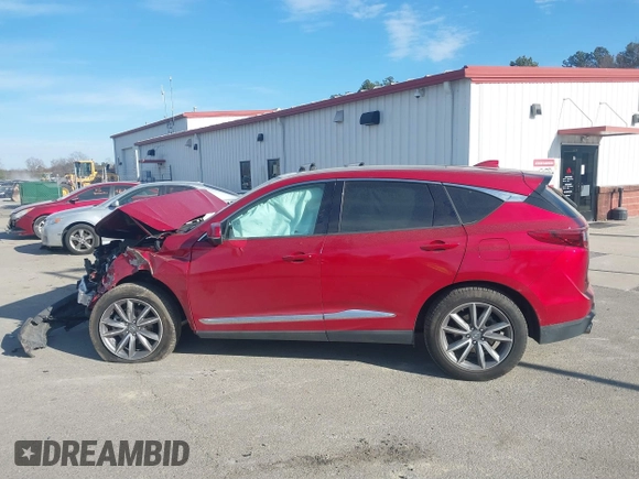 2019 Acura RDX Technology with VIN 5J8TC1H51KL025454, listed as a IAAI auction lot 41671946 with 91,017 mi miles and . Bid and sale history available at DreamBid. Image 14.