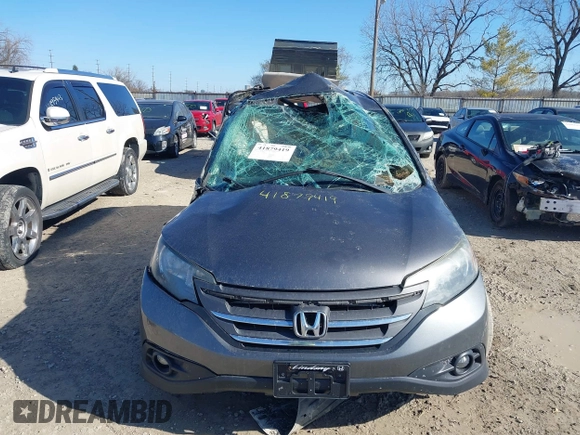 2014 Honda CR-V EX with VIN 2HKRM4H52EH609104, listed as a IAAI auction lot 41879419 with 1 mi miles. Bid and sale history available at carsss.com. Image 6.