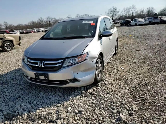 2014 Honda Odyssey Touring with VIN 5FNRL5H93EB132189, listed as a Copart auction lot 48622355 with Not Provided miles and Salvage Title. Bid and sale history available at carsss.com. Image 12.