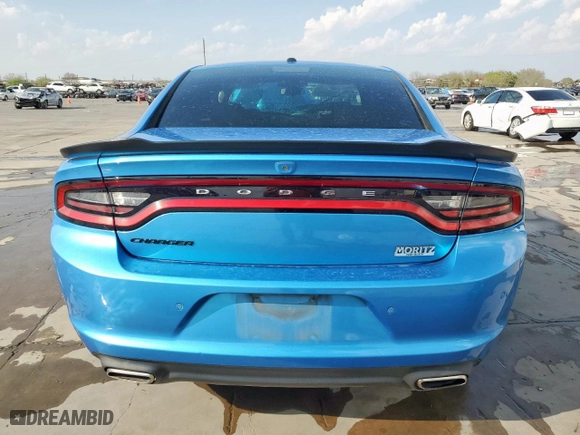 2019 Dodge Charger SXT with VIN 2C3CDXBGXKH748679, listed as a Copart auction lot 50605275 with 124,863 mi miles and Salvage Title. Bid and sale history available at carsss.com. Image 6.