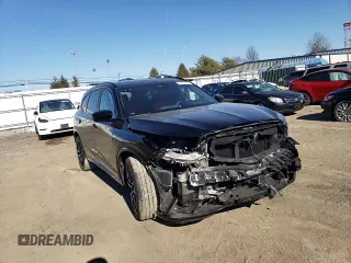 2023 Acura MDX Type S w/Advance Package with VIN 5J8YD8H88PL002850, listed as a Copart auction lot 47467475 with 33,671 mi miles and Salvage Title. Bid and sale history available at carsss.com. Image 12.