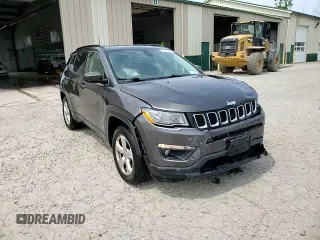 2018 Jeep Compass Altitude with VIN 3C4NJDBB9JT457242, listed as a Copart auction lot 60886385 with 143,467 mi miles and Salvage title. Bid and sale history available at DreamBid. Image 14.