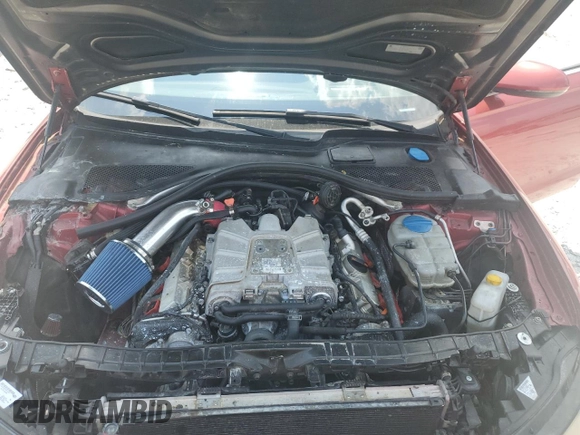 2013 Audi A6 Premium Plus with VIN WAUGGAFC8DN018723, listed as a Copart auction lot 59459965 with 99,164 mi miles and Salvage title. Bid and sale history available at DreamBid. Image 11.