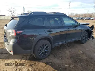 2024 Subaru Outback Onyx with VIN 4S4BTALC3R3260623, listed as a Copart auction lot 50547875 with 9,998 mi miles and Salvage title. Bid and sale history available at DreamBid. Image 3.