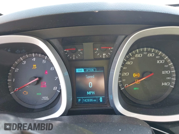 2013 Chevrolet Equinox LT with VIN 1GNALDEK2DZ131825, listed as a IAAI auction lot 42108111 with 142,696 mi miles. Bid and sale history available at carsss.com. Image 7.