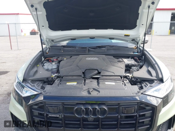 2023 Audi Q8 Premium Plus z VIN WA1EVBF14PD016072, wystawiony jako IAAI lot #41947316 z przebiegiem Nie podano mil oraz . Historia ofert i sprzedaży dostępna na DreamBid. Obrazek 10.