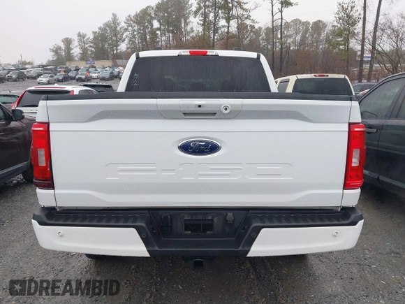2023 Ford F-150 XL with VIN 1FTFW1E56PFA90555, listed as a IAAI auction lot 41539367 with 53,905 mi miles. Bid and sale history available at carsss.com. Image 16.