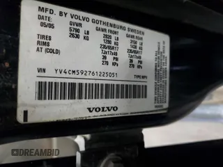 2006 Volvo XC90 with VIN YV4CM592761225051, listed as a Copart auction lot 52163645 with 224,410 mi miles and Clean Title. Bid and sale history available at DreamBid. Image 12.