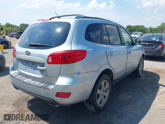 2007 Hyundai Santa Fe SE with VIN 5NMSH13E77H024627, listed as a IAAI auction lot 42684627 with 294,784 mi miles and . Bid and sale history available at DreamBid. Image 4.