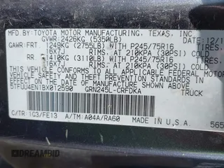 2011 Toyota Tacoma with VIN 5TFUU4EN1BX012590, listed as a IAAI auction lot 41741936 with 149,369 mi miles. Bid and sale history available at carsss.com. Image 9.