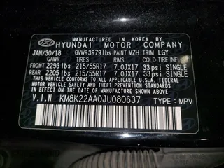 2018 Hyundai Kona SEL with VIN KM8K22AA0JU080637, listed as a Copart auction lot 37303213 with 155,502 mi miles. Bid and sale history available at carsss.com. Image 12.