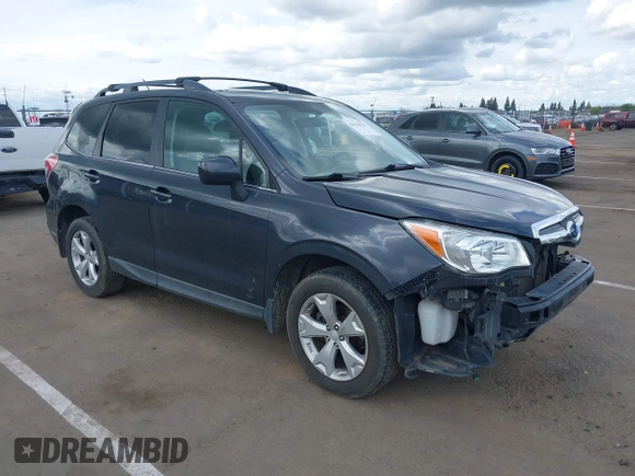 2014 Subaru Forester 2.5i Limited with VIN JF2SJAHC9EH448029, listed as a IAAI auction lot 41919935 with 153,728 mi miles. Bid and sale history available at carsss.com. Image 1.