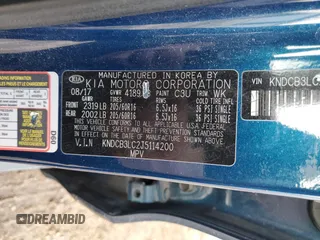 2018 Kia Niro LX with VIN KNDCB3LC2J5114200, listed as a Copart auction lot 43015215 with 172,600 mi miles and Salvage Title. Bid and sale history available at carsss.com. Image 14.