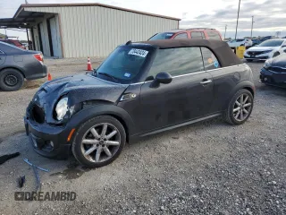 2013 MINI Convertible S with VIN WMWZP3C57DT706038, listed as a Copart auction lot 78442424 with 72,860 mi miles and Salvage Title. Bid and sale history available at DreamBid. Image 1.