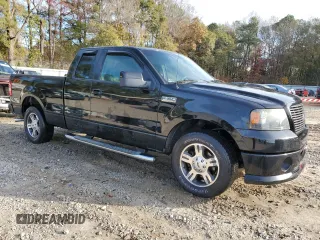 2007 Ford F-150 XL with VIN 1FTPX12567KC10061, listed as a Copart auction lot 82025494 with 81,800 mi miles and Salvage Title. Bid and sale history available at DreamBid. Image 4.