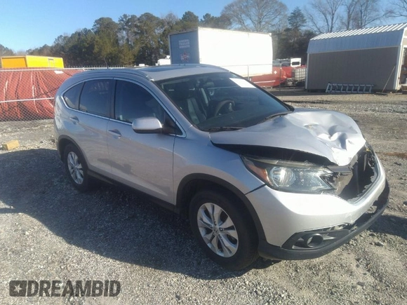 2012 Honda CR-V EX-L with VIN 5J6RM3H74CL004306, listed as a IAAI auction lot 41596972 with 175,326 mi miles. Bid and sale history available at carsss.com. Image 1.