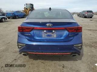 2021 Kia Forte GT with VIN 3KPF44AC0ME288758, listed as a Copart auction lot 49684655 with 77,742 mi miles and Salvage Title. Bid and sale history available at carsss.com. Image 6.