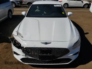 2023 Genesis G70 2.0T with VIN KMTG34TA0PU116515, listed as a Copart auction lot 70511154 with 11,942 mi miles and Salvage Title. Bid and sale history available at carsss.com. Image 5.