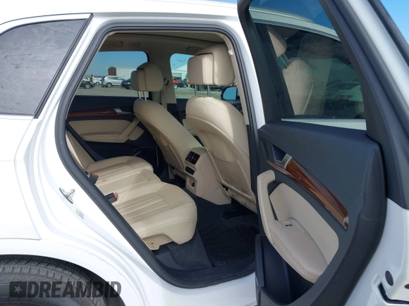 2022 Audi Q5 S line Premium Plus with VIN WA1EAAFY7N2092557, listed as a IAAI auction lot 41596625 with 50,217 mi miles. Bid and sale history available at carsss.com. Image 8.