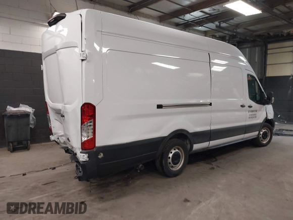 2021 Ford Transit Cargo with VIN 1FTBW3X83MKA06759, listed as a IAAI auction lot 41523717 with 12,116 mi miles. Bid and sale history available at carsss.com. Image 4.