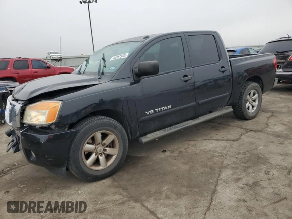 2013 Nissan Titan SL with VIN 1N6BA0ED6DN313867, listed as a Copart auction lot 44257975 with 108,969 mi miles and Salvage Title. Bid and sale history available at carsss.com. Image 1.