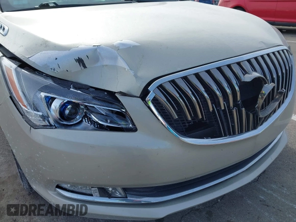 2014 Buick LaCrosse with VIN 1G4GA5G31EF247004, listed as a IAAI auction lot 41399546 with 80,601 mi miles and . Bid and sale history available at DreamBid. Image 6.