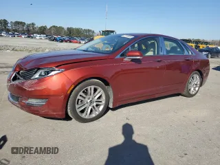 2014 Lincoln MKZ with VIN 3LN6L2GK4ER834277, listed as a Copart auction lot 42489055 with 107,321 mi miles and Salvage Title. Bid and sale history available at carsss.com. Image 1.