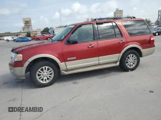 2008 Ford Expedition Eddie Bauer with VIN 1FMFU17548LA77451, listed as a Copart auction lot 62851235 with 202,785 mi miles and Clean title. Bid and sale history available at DreamBid. Image 1.