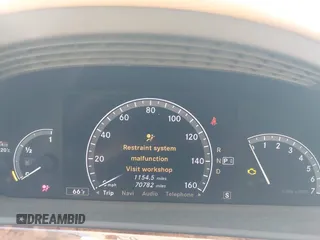 2007 Mercedes-Benz S-Class 5.5L V8 with VIN WDDNG71X37A070947, listed as a IAAI auction lot 41669650 with 70,782 mi miles. Bid and sale history available at carsss.com. Image 7.
