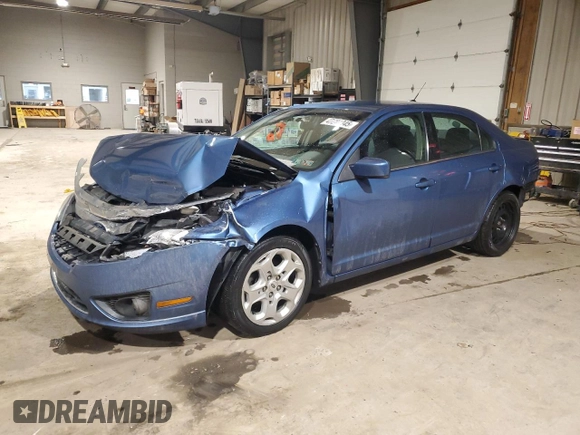 2010 Ford Fusion SE with VIN 3FAHP0HA5AR297821, listed as a Copart auction lot 47209345 with 153,668 mi miles and Salvage Title. Bid and sale history available at DreamBid. Image 1.