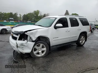 2007 Chevrolet Tahoe LT with VIN 1GNFK13037R195515, listed as a Copart auction lot 58743315 with 131,923 mi miles and Salvage title. Bid and sale history available at DreamBid. Image 1.