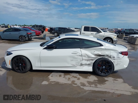 2025 BMW 4 Series M440i с VIN WBA73DA08SCT12903, выставлен на аукционе IAAI как лот 42461458 с пробегом Не указан миль и . История ставок и продаж доступна на DreamBid. Изображение 14.