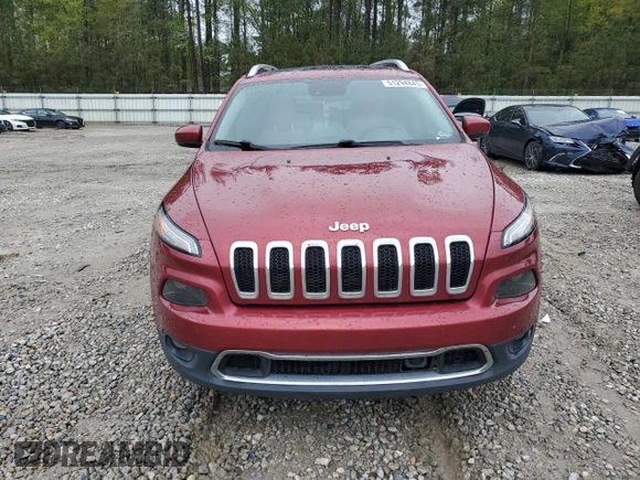 2017 Jeep Cherokee Limited with VIN 1C4PJLDS2HW667881, listed as a Copart auction lot 51294845 with 81,363 mi miles and Salvage title. Bid and sale history available at DreamBid. Image 5.