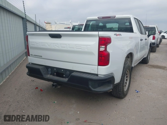 2020 Chevrolet Silverado 1500 Work Truck with VIN 1GCRYAEF5LZ177663, listed as a IAAI auction lot 42223157 with 33,711 mi miles and . Bid and sale history available at DreamBid. Image 4.
