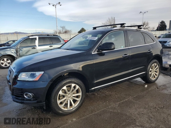 2017 Audi Q5 Premium with VIN WA1C2AFP7HA055465, listed as a Copart auction lot 48350655 with 112,393 mi miles and Salvage Title. Bid and sale history available at carsss.com. Image 1.