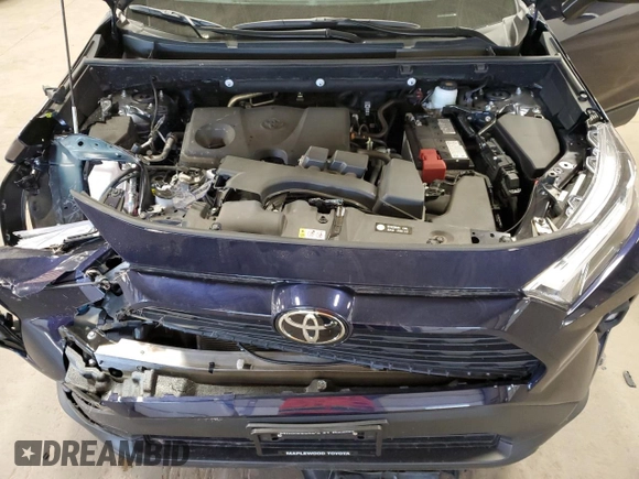 2025 Toyota RAV4 XLE Premium with VIN 2T3A1RFV3SW520863, listed as a Copart auction lot 55786675 with 13,069 mi miles and Salvage title. Bid and sale history available at DreamBid. Image 12.
