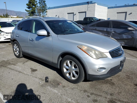 2010 Infiniti EX Journey with VIN JN1AJ0HR4AM750566, listed as a Copart auction lot 41864075 with 164,696 mi miles and Salvage Title. Bid and sale history available at DreamBid. Image 4.