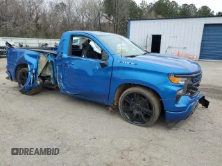 2022 Chevrolet Silverado 1500 Work Truck with VIN 3GCNAAEK3NG632724, listed as a Copart auction lot 45302405 with 38,129 mi miles and Salvage Title. Bid and sale history available at DreamBid. Image 4.