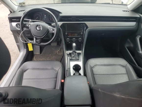 2020 Volkswagen Passat SE with VIN 1VWSA7A34LC021327, listed as a Copart auction lot 61075545 with 39,445 mi miles and Salvage title. Bid and sale history available at DreamBid. Image 8.