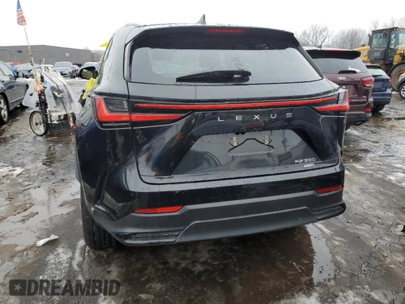 2022 Lexus NX with VIN 2T2AGCEZ8NC006582, listed as a Copart auction lot 39311854 with 2,435 mi miles. Bid and sale history available at carsss.com. Image 6.