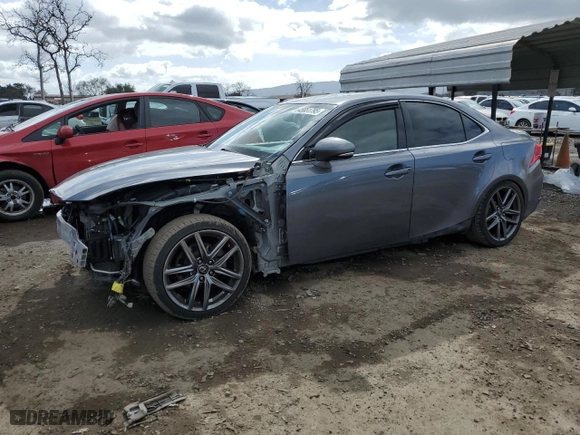 2015 Lexus IS 250 with VIN JTHBF1D28F5077847, listed as a Copart auction lot 45651795 with 107,812 mi miles and Salvage Title. Bid and sale history available at carsss.com. Image 1.