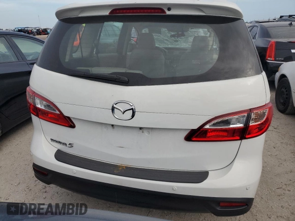 2015 Mazda Mazda5 Grand Touring with VIN JM1CW2DL0F0188961, listed as a Copart auction lot 76677044 with 0 mi miles and Salvage Title. Bid and sale history available at carsss.com. Image 6.