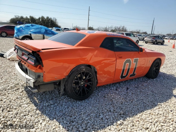 2019 Dodge Challenger R/T Scat Pack with VIN 2C3CDZFJ2KH719596, listed as a Copart auction lot 46696455 with 29,629 mi miles and Salvage Title. Bid and sale history available at carsss.com. Image 3.