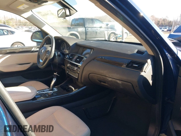2016 BMW X3 sDrive28i with VIN 5UXWZ7C56G0T43212, listed as a IAAI auction lot 41269161 with 92,145 mi miles and . Bid and sale history available at DreamBid. Image 5.