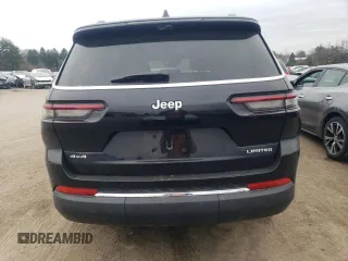 2024 Jeep Grand Cherokee Limited with VIN 1C4RJKBG2R8618798, listed as a Copart auction lot 50097225 with 3,330 mi miles and Salvage title. Bid and sale history available at DreamBid. Image 6.