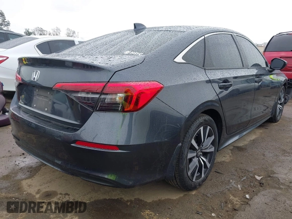 2023 Honda Civic Sedan EX with VIN 2HGFE1F74PH315266, listed as a IAAI auction lot 41722854 with 35,188 mi miles. Bid and sale history available at carsss.com. Image 4.