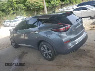 2020 Nissan Murano S with VIN 5N1AZ2AJ7LN152907, listed as a Copart auction lot 61852285 with 86,462 mi miles and Salvage title. Bid and sale history available at DreamBid. Image 2.